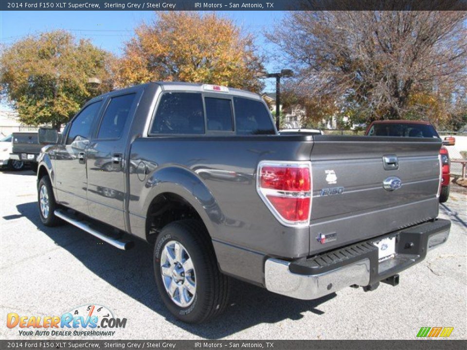 2014 Ford F150 XLT SuperCrew Sterling Grey / Steel Grey Photo #3
