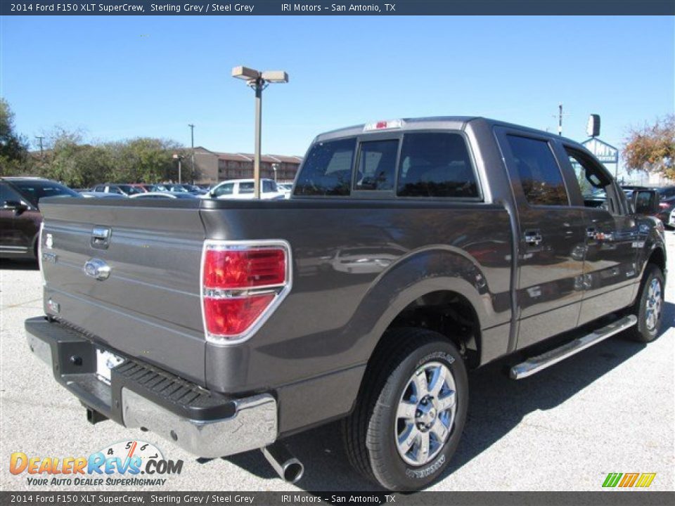 2014 Ford F150 XLT SuperCrew Sterling Grey / Steel Grey Photo #5