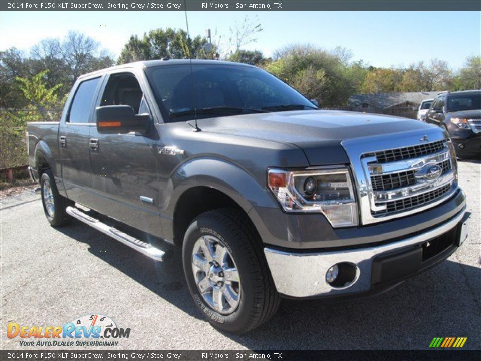 2014 Ford F150 XLT SuperCrew Sterling Grey / Steel Grey Photo #7