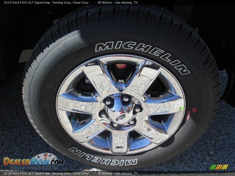 2014 Ford F150 XLT SuperCrew Sterling Grey / Steel Grey Photo #8