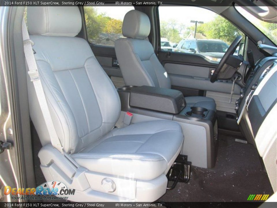 2014 Ford F150 XLT SuperCrew Sterling Grey / Steel Grey Photo #10