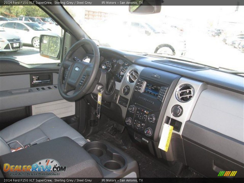 2014 Ford F150 XLT SuperCrew Sterling Grey / Steel Grey Photo #12