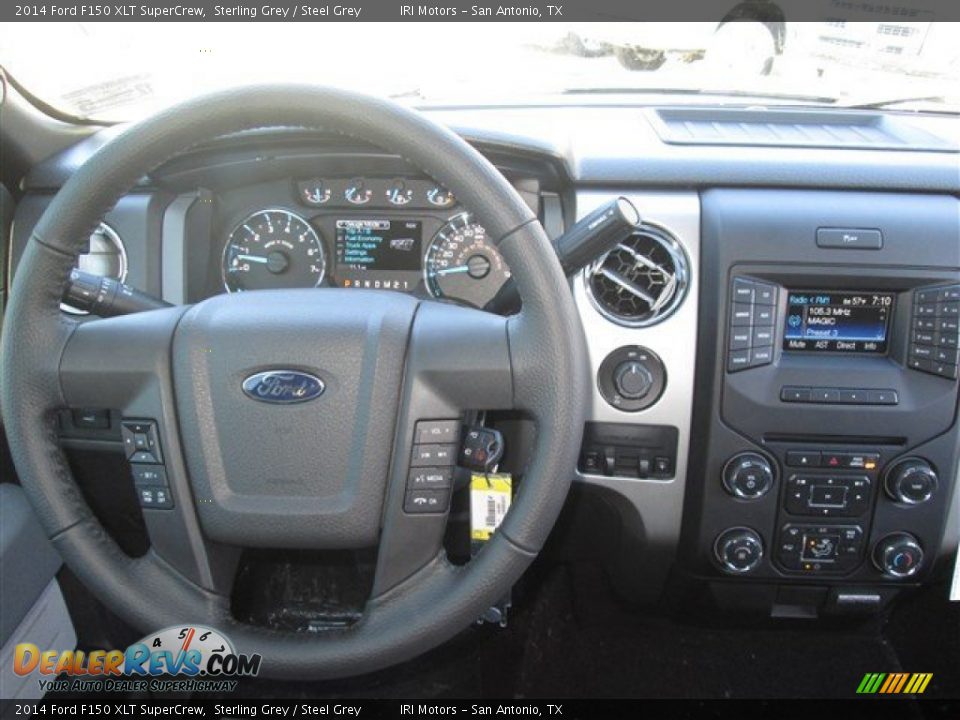 2014 Ford F150 XLT SuperCrew Sterling Grey / Steel Grey Photo #14