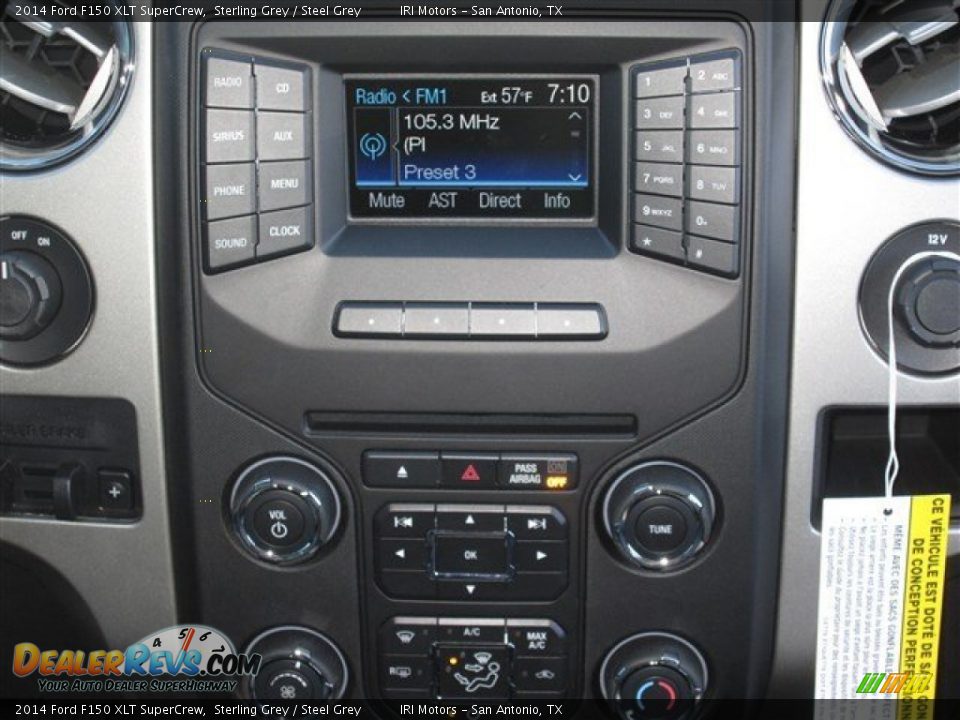 2014 Ford F150 XLT SuperCrew Sterling Grey / Steel Grey Photo #17