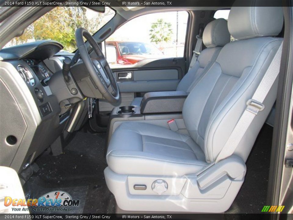 2014 Ford F150 XLT SuperCrew Sterling Grey / Steel Grey Photo #19