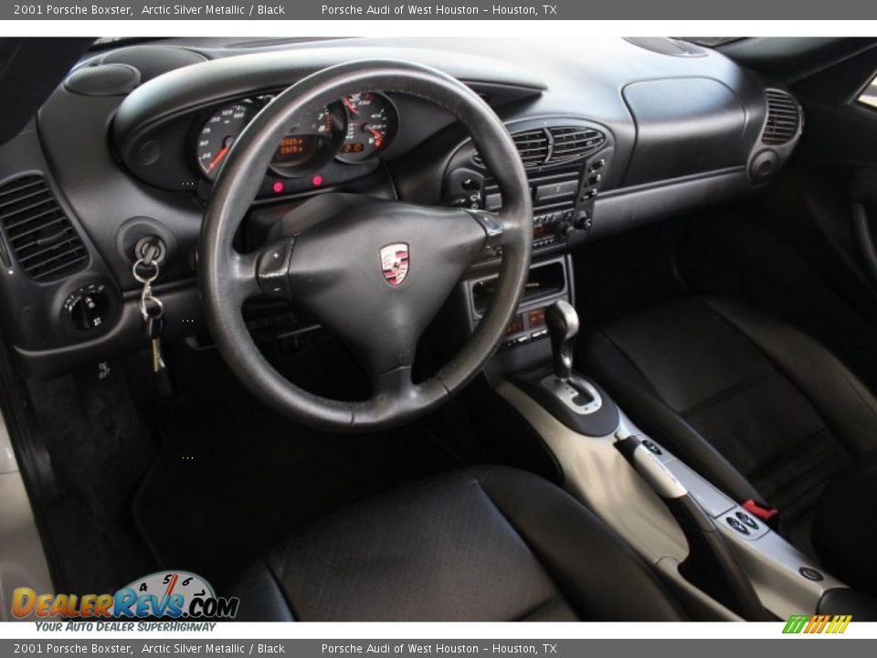 2001 Porsche Boxster Arctic Silver Metallic / Black Photo #14