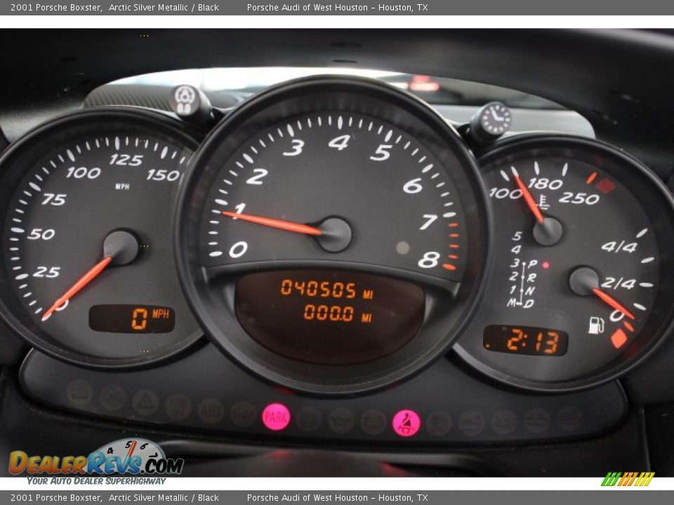 2001 Porsche Boxster Arctic Silver Metallic / Black Photo #31