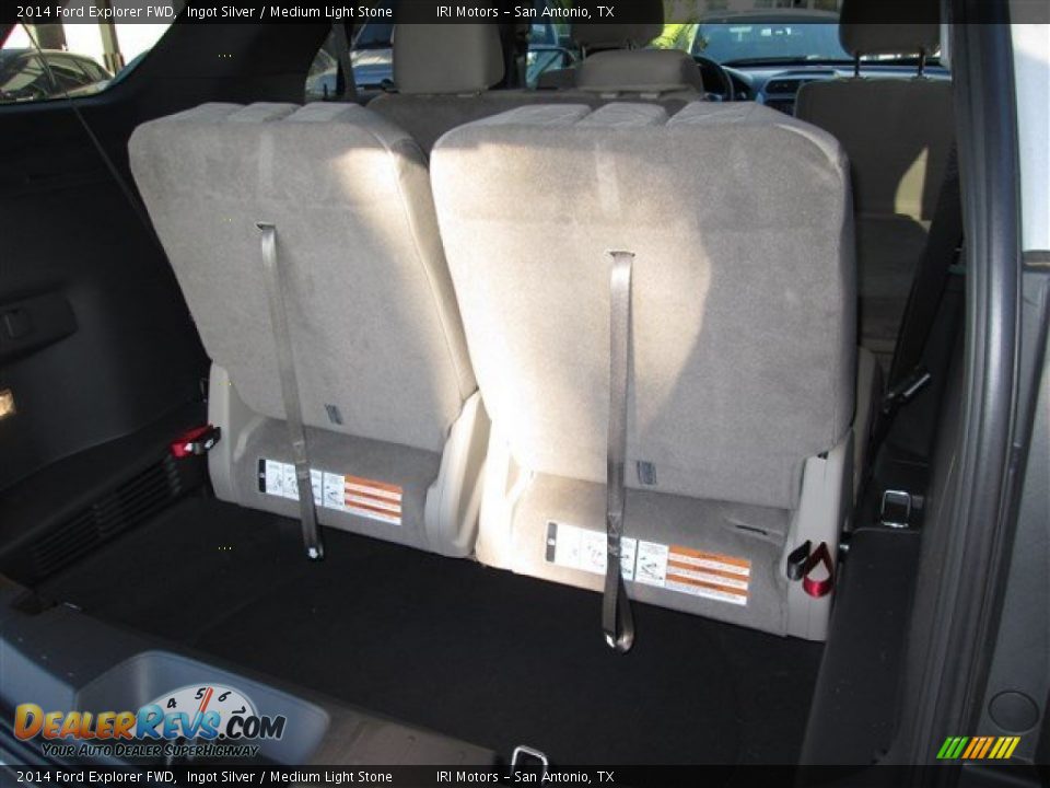 2014 Ford Explorer FWD Ingot Silver / Medium Light Stone Photo #14