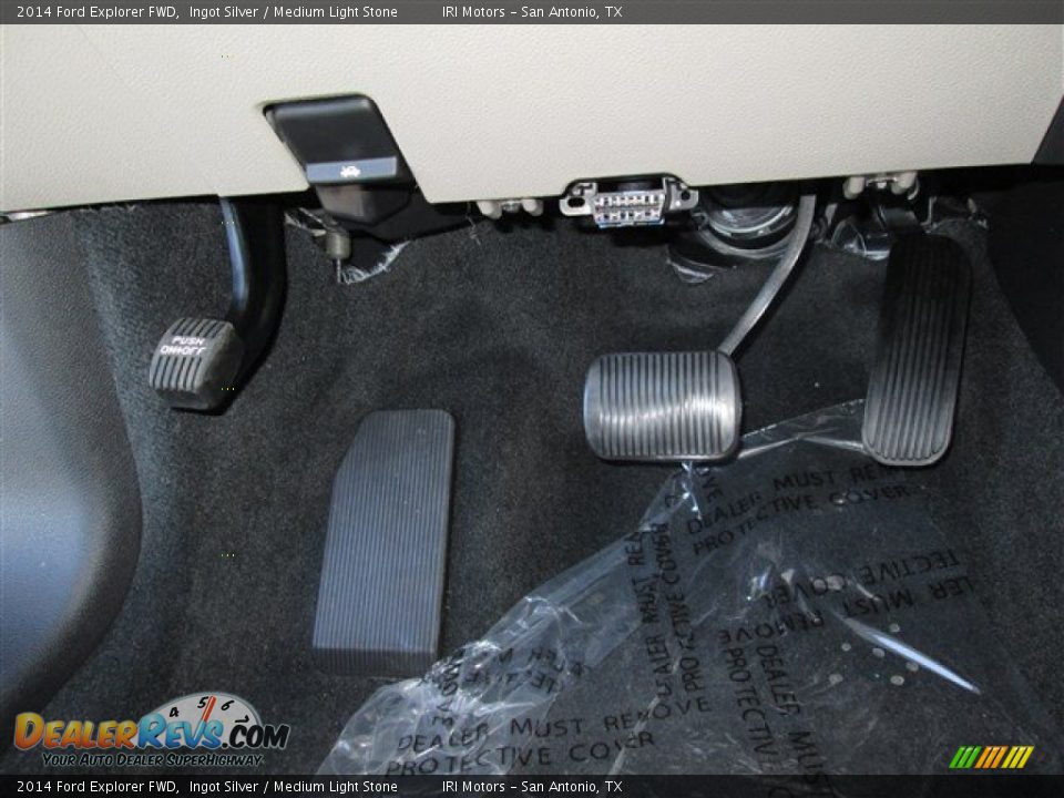 2014 Ford Explorer FWD Ingot Silver / Medium Light Stone Photo #23