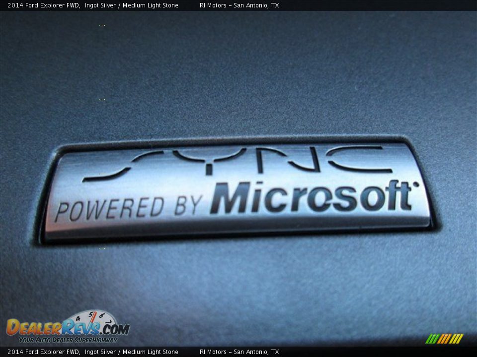 2014 Ford Explorer FWD Ingot Silver / Medium Light Stone Photo #24