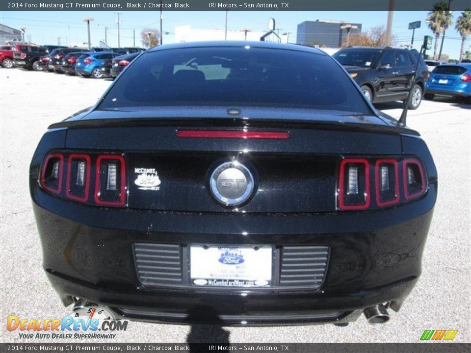 2014 Ford Mustang GT Premium Coupe Black / Charcoal Black Photo #4