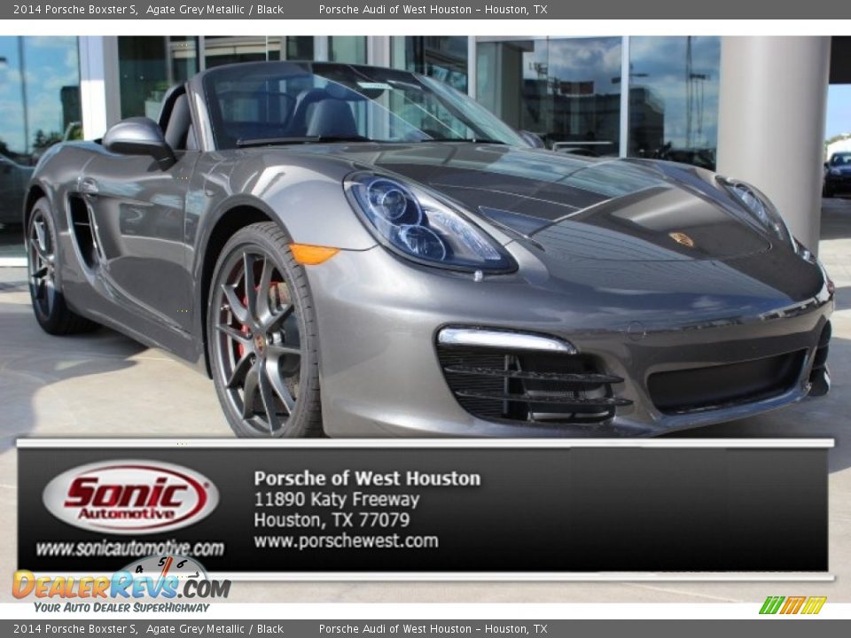 2014 Porsche Boxster S Agate Grey Metallic / Black Photo #1