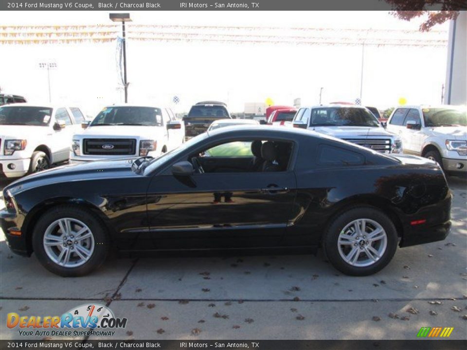 2014 Ford Mustang V6 Coupe Black / Charcoal Black Photo #2
