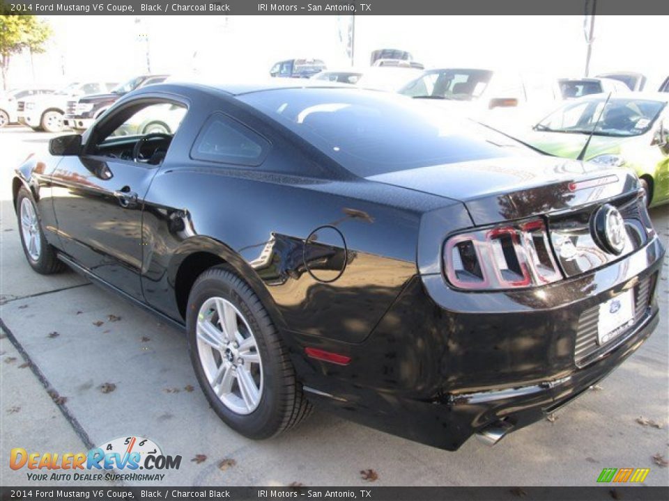 2014 Ford Mustang V6 Coupe Black / Charcoal Black Photo #3