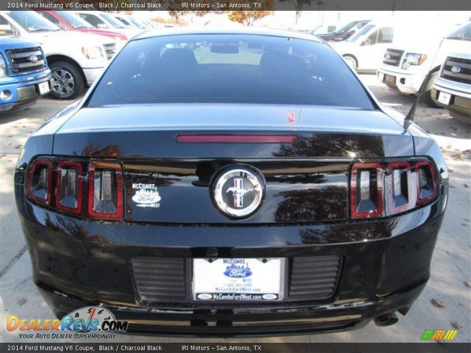 2014 Ford Mustang V6 Coupe Black / Charcoal Black Photo #4