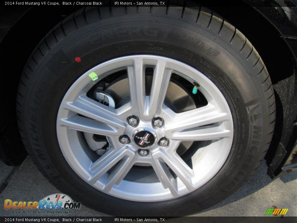 2014 Ford Mustang V6 Coupe Black / Charcoal Black Photo #8