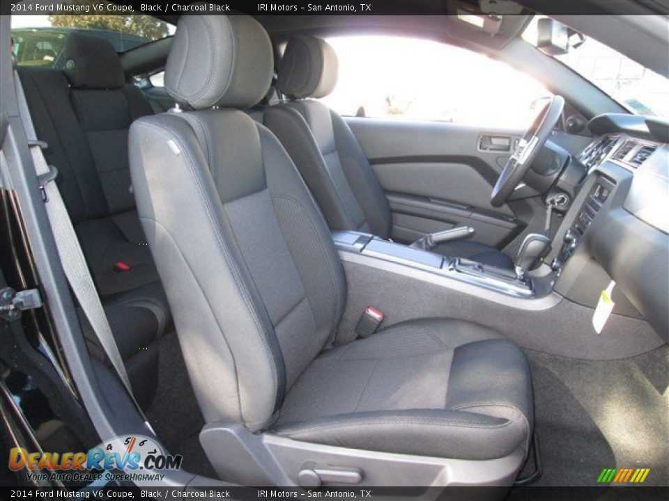 2014 Ford Mustang V6 Coupe Black / Charcoal Black Photo #9