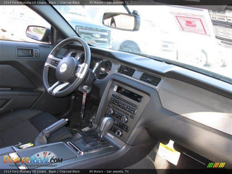 2014 Ford Mustang V6 Coupe Black / Charcoal Black Photo #11