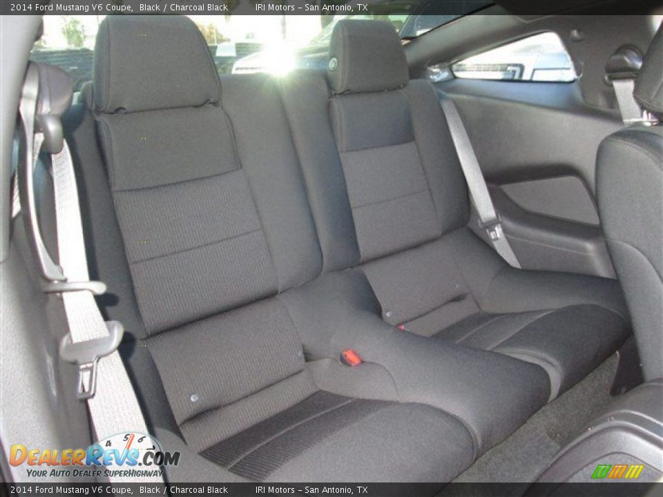 2014 Ford Mustang V6 Coupe Black / Charcoal Black Photo #12