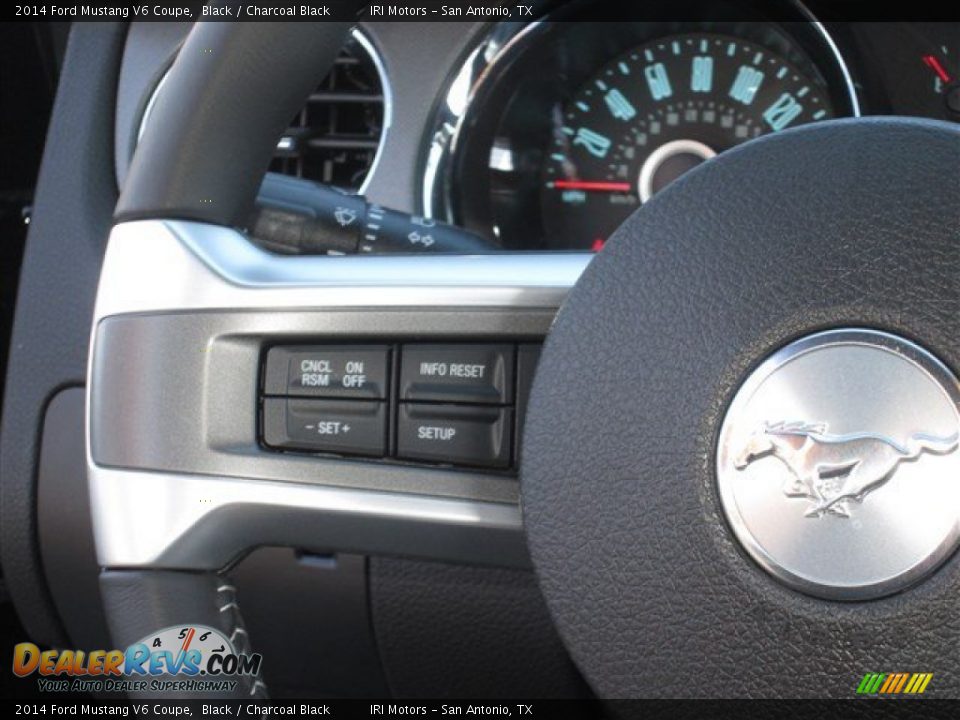 2014 Ford Mustang V6 Coupe Black / Charcoal Black Photo #15