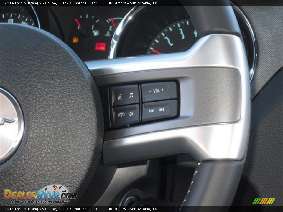 2014 Ford Mustang V6 Coupe Black / Charcoal Black Photo #16