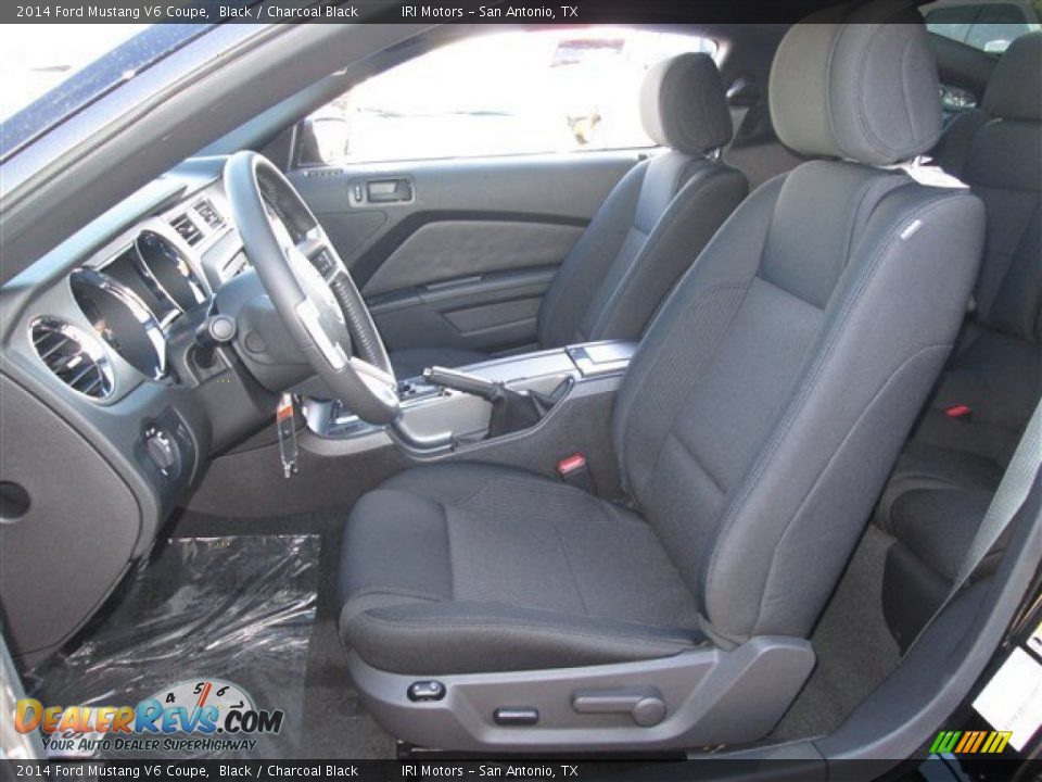 2014 Ford Mustang V6 Coupe Black / Charcoal Black Photo #20