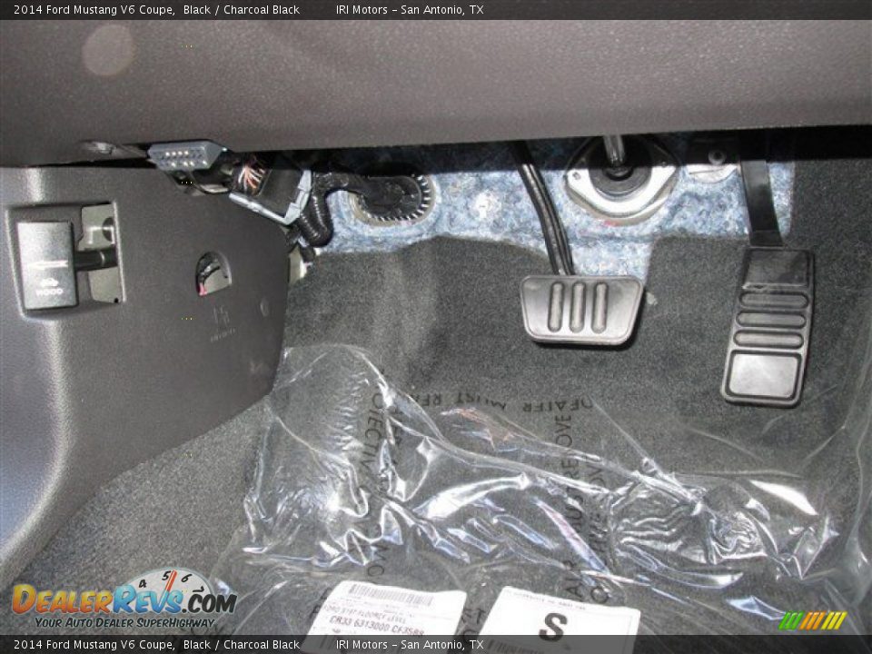 2014 Ford Mustang V6 Coupe Black / Charcoal Black Photo #22