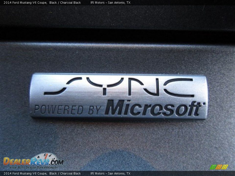 2014 Ford Mustang V6 Coupe Black / Charcoal Black Photo #23