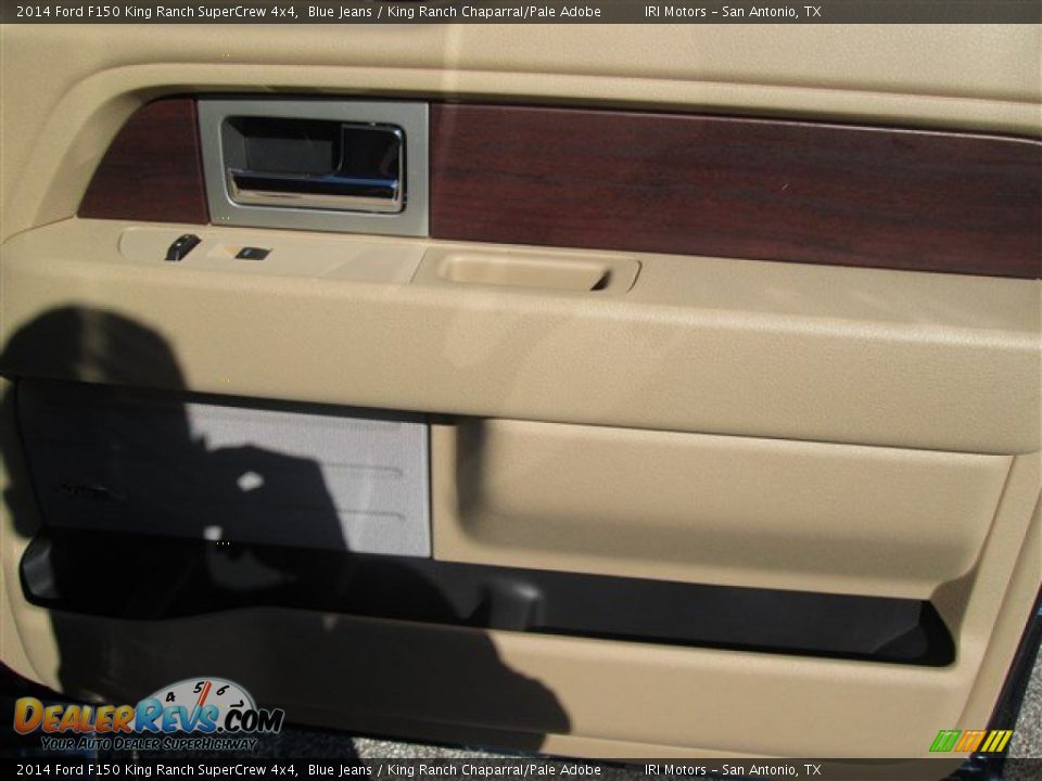 2014 Ford F150 King Ranch SuperCrew 4x4 Blue Jeans / King Ranch Chaparral/Pale Adobe Photo #11