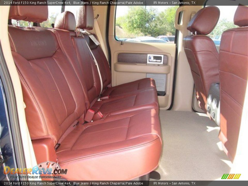 Rear Seat of 2014 Ford F150 King Ranch SuperCrew 4x4 Photo #13