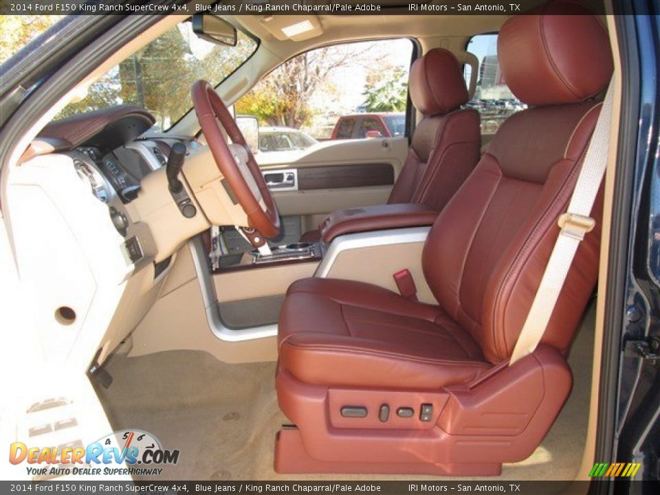 King Ranch Chaparral/Pale Adobe Interior - 2014 Ford F150 King Ranch SuperCrew 4x4 Photo #21