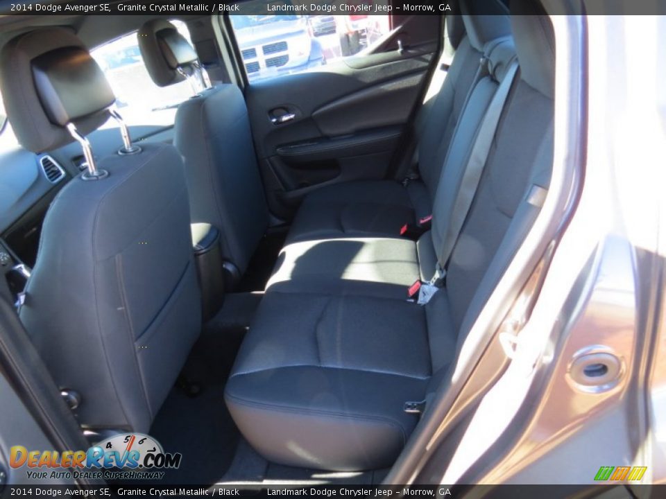 2014 Dodge Avenger SE Granite Crystal Metallic / Black Photo #8