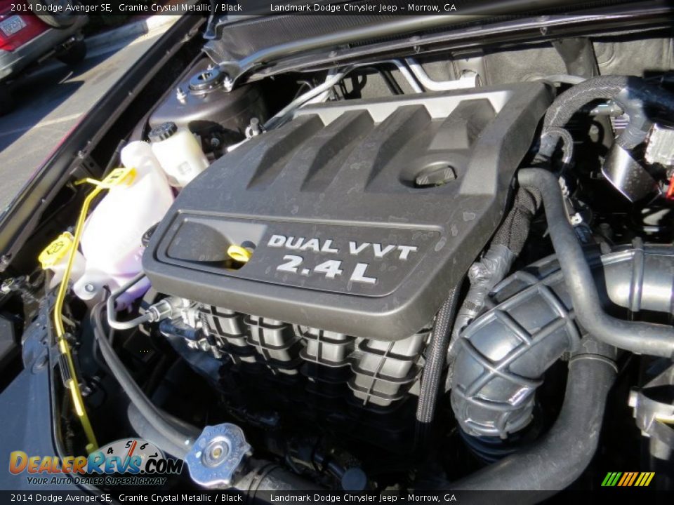 2014 Dodge Avenger SE Granite Crystal Metallic / Black Photo #9