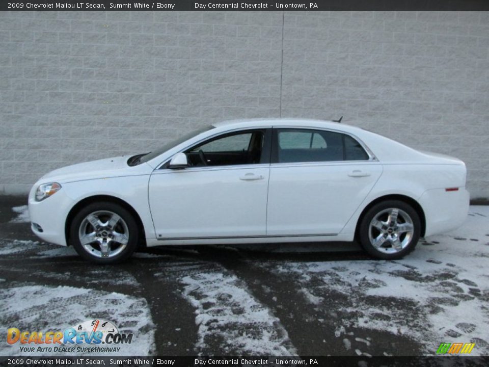 2009 Chevrolet Malibu LT Sedan Summit White / Ebony Photo #2
