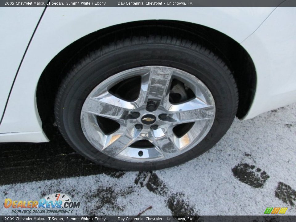 2009 Chevrolet Malibu LT Sedan Summit White / Ebony Photo #3