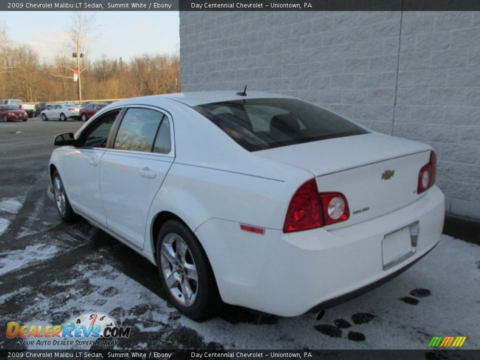 2009 Chevrolet Malibu LT Sedan Summit White / Ebony Photo #4