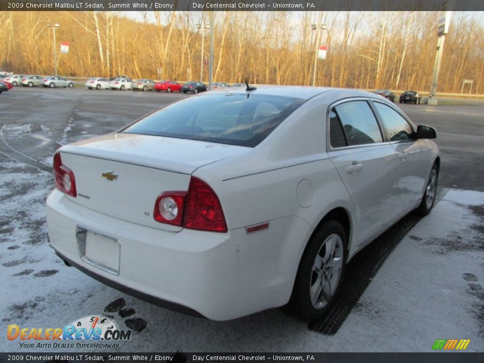 2009 Chevrolet Malibu LT Sedan Summit White / Ebony Photo #6