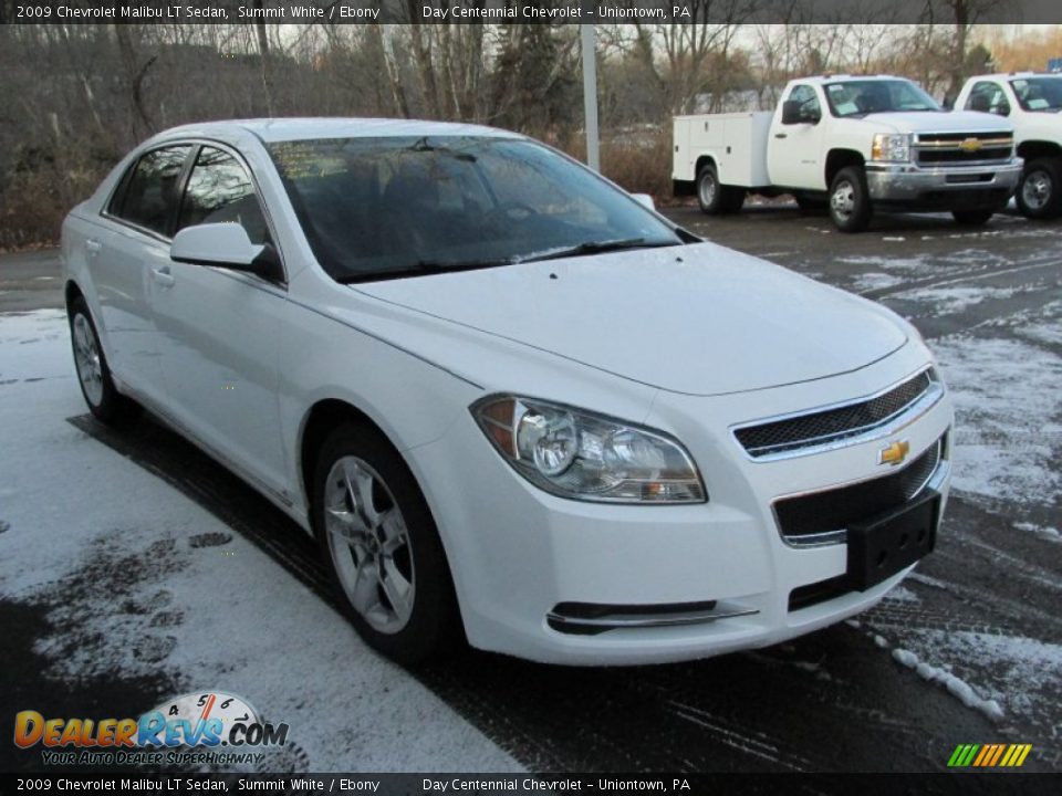 2009 Chevrolet Malibu LT Sedan Summit White / Ebony Photo #7