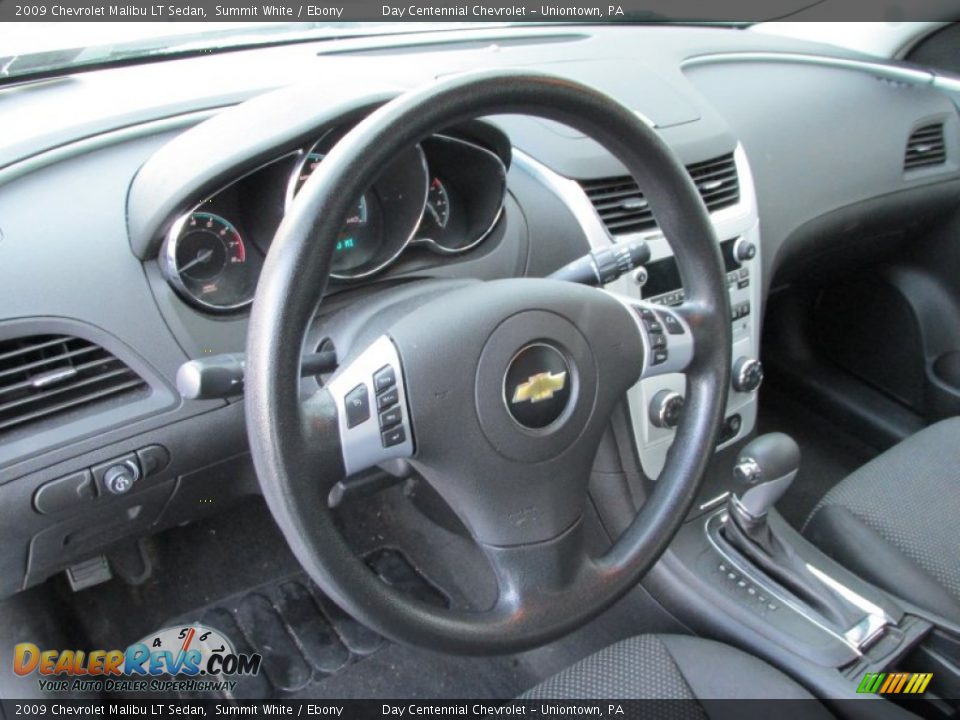 2009 Chevrolet Malibu LT Sedan Summit White / Ebony Photo #14