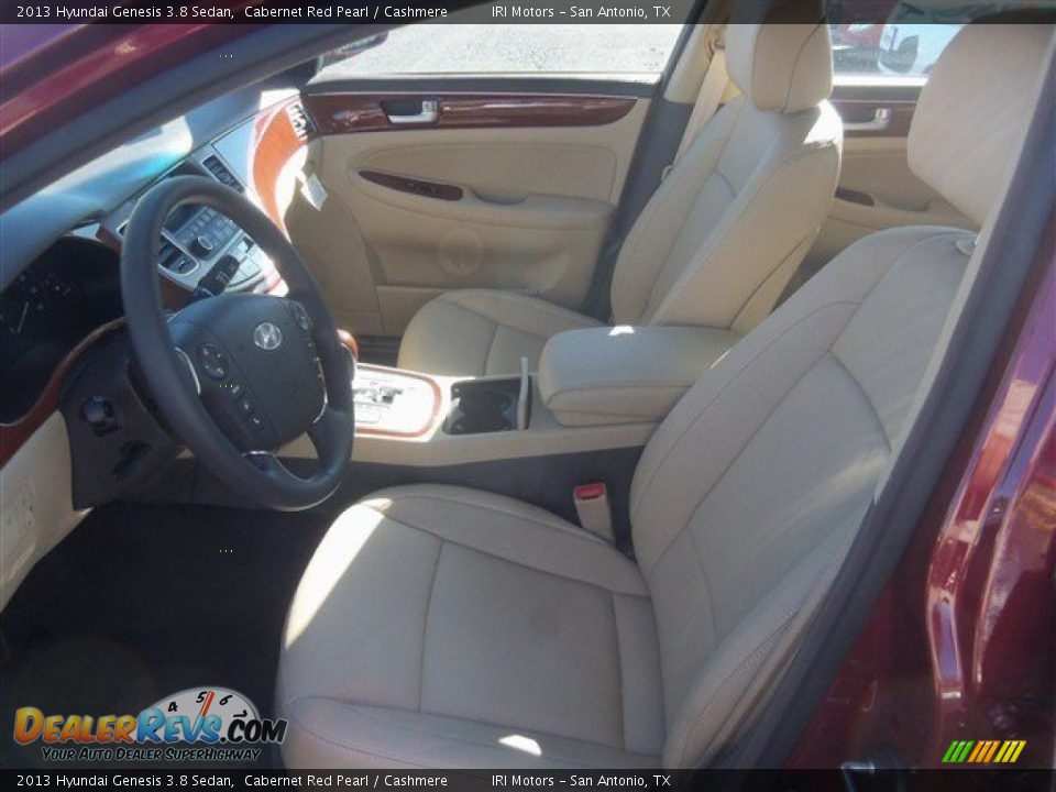 2013 Hyundai Genesis 3.8 Sedan Cabernet Red Pearl / Cashmere Photo #5