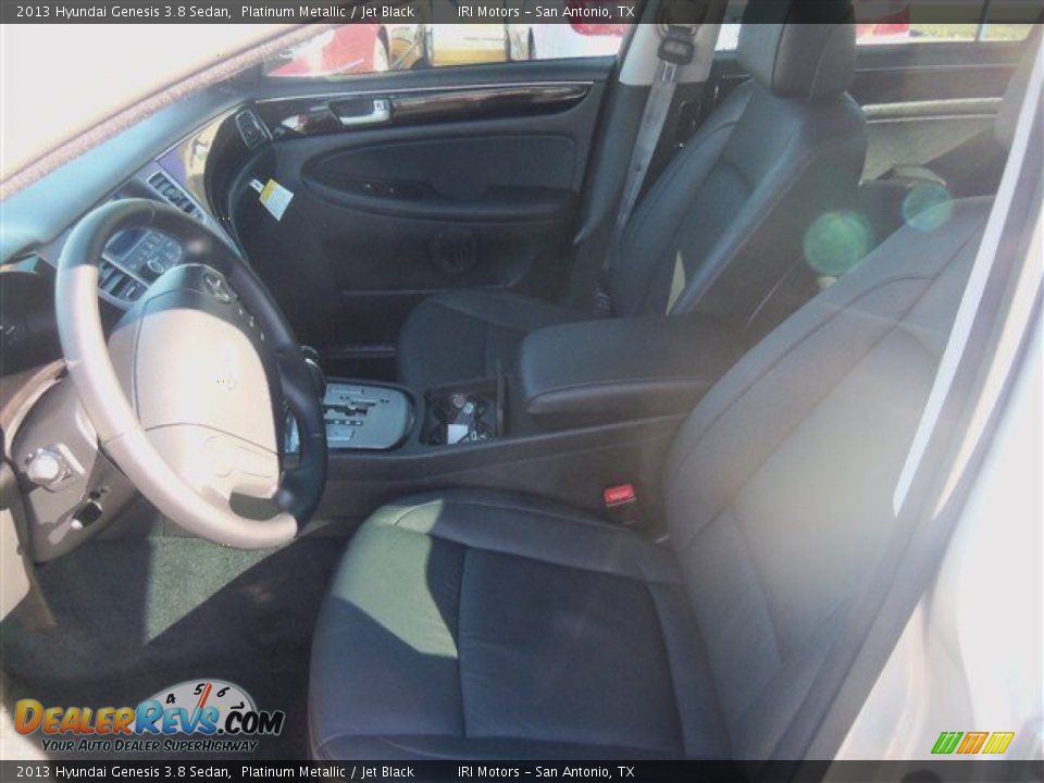 2013 Hyundai Genesis 3.8 Sedan Platinum Metallic / Jet Black Photo #5