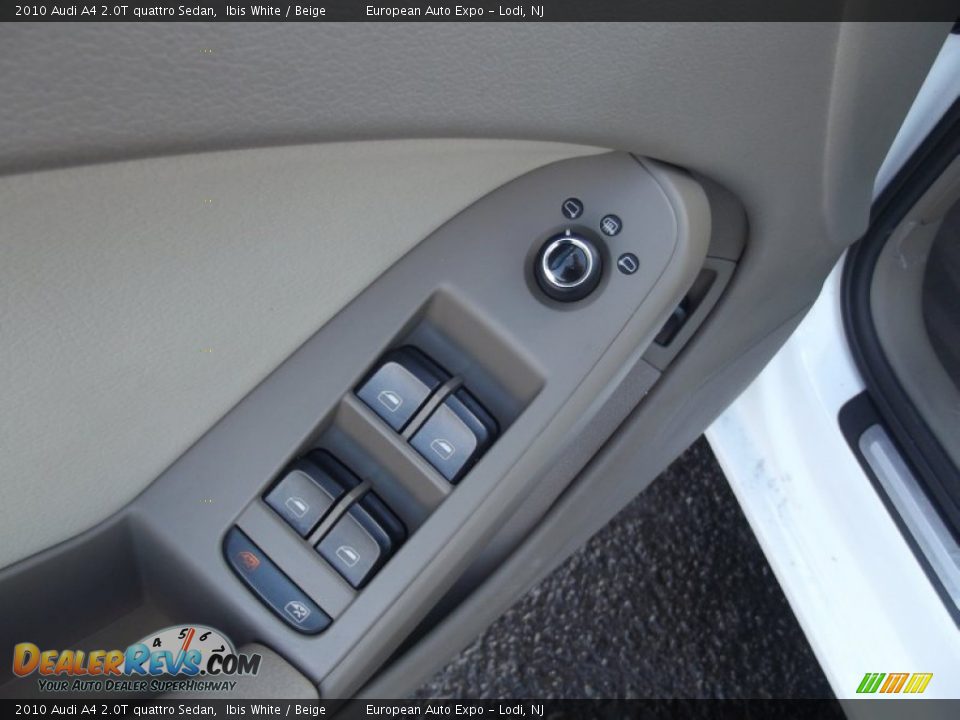 2010 Audi A4 2.0T quattro Sedan Ibis White / Beige Photo #18