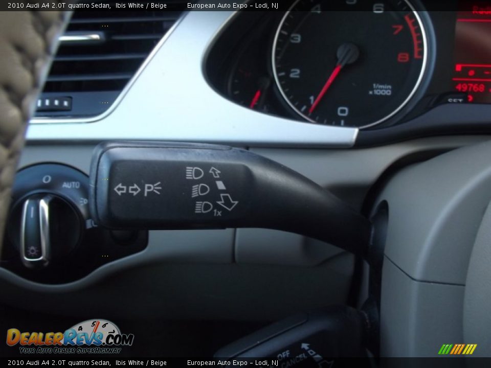 2010 Audi A4 2.0T quattro Sedan Ibis White / Beige Photo #25