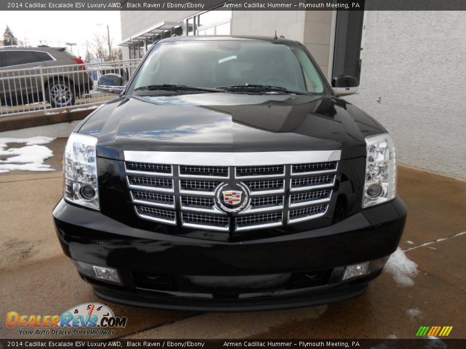 2014 Cadillac Escalade ESV Luxury AWD Black Raven / Ebony/Ebony Photo #2