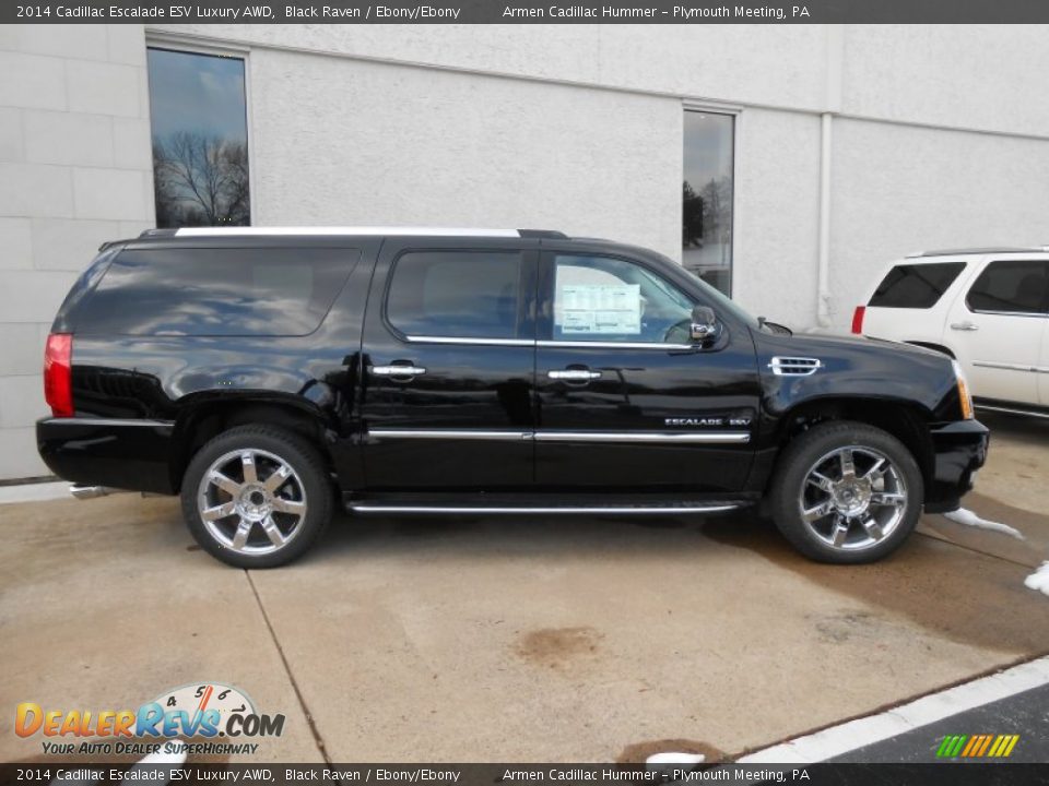 Black Raven 2014 Cadillac Escalade ESV Luxury AWD Photo #4
