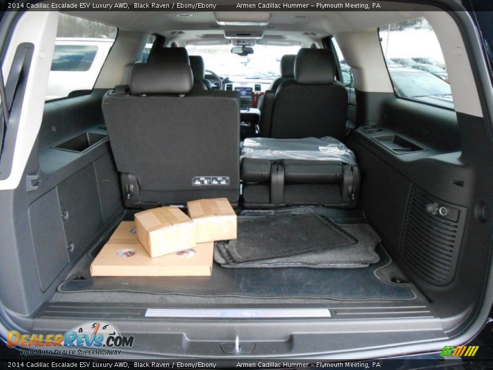 2014 Cadillac Escalade ESV Luxury AWD Black Raven / Ebony/Ebony Photo #8