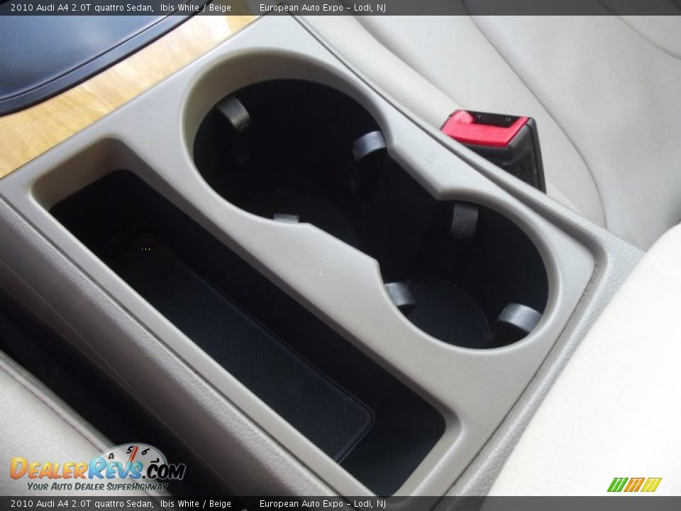 2010 Audi A4 2.0T quattro Sedan Ibis White / Beige Photo #36