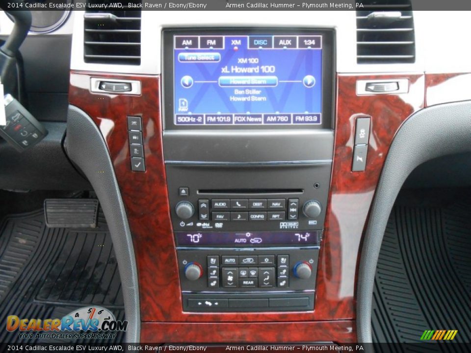 Controls of 2014 Cadillac Escalade ESV Luxury AWD Photo #12