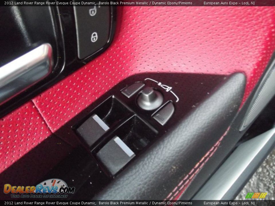 2012 Land Rover Range Rover Evoque Coupe Dynamic Barolo Black Premium Metallic / Dynamic Ebony/Pimento Photo #20