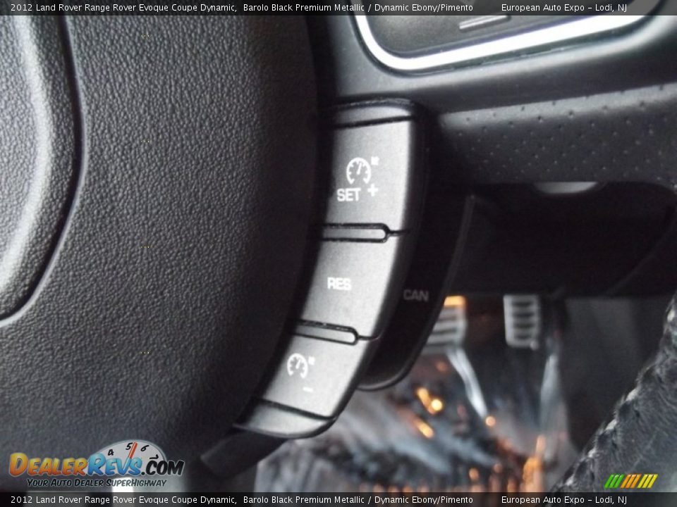 2012 Land Rover Range Rover Evoque Coupe Dynamic Barolo Black Premium Metallic / Dynamic Ebony/Pimento Photo #26